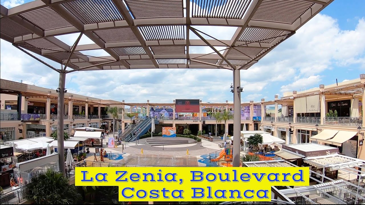 La Zenia Boulevard, Orihuela Costa, Alicante, Spain. Walking Tour of the Shopping Mall 30-04-21 🇪🇸