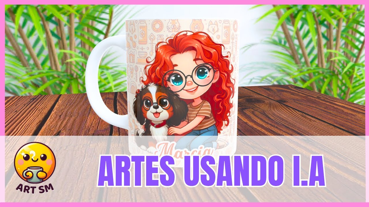 Criando ARTES PARA CANECAS utilizando a INTELIGÊNCIA ARTIFICIAL ao seu favor!