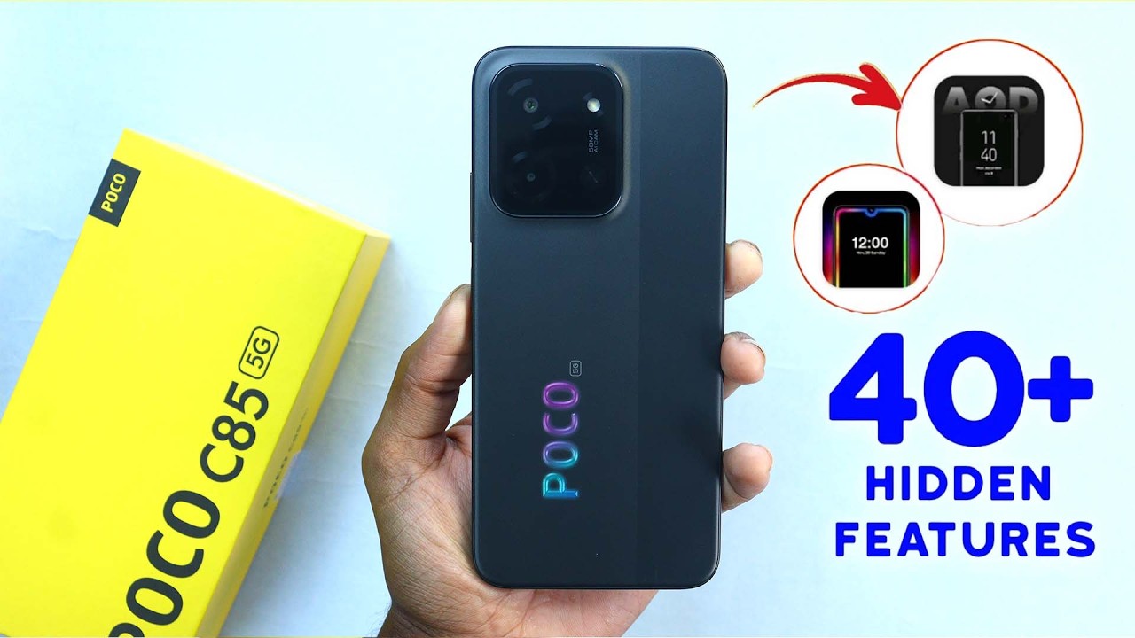 Poco C85 Tips and Tricks || Poco C85 5G 40+ New Hidden Features in Hindi