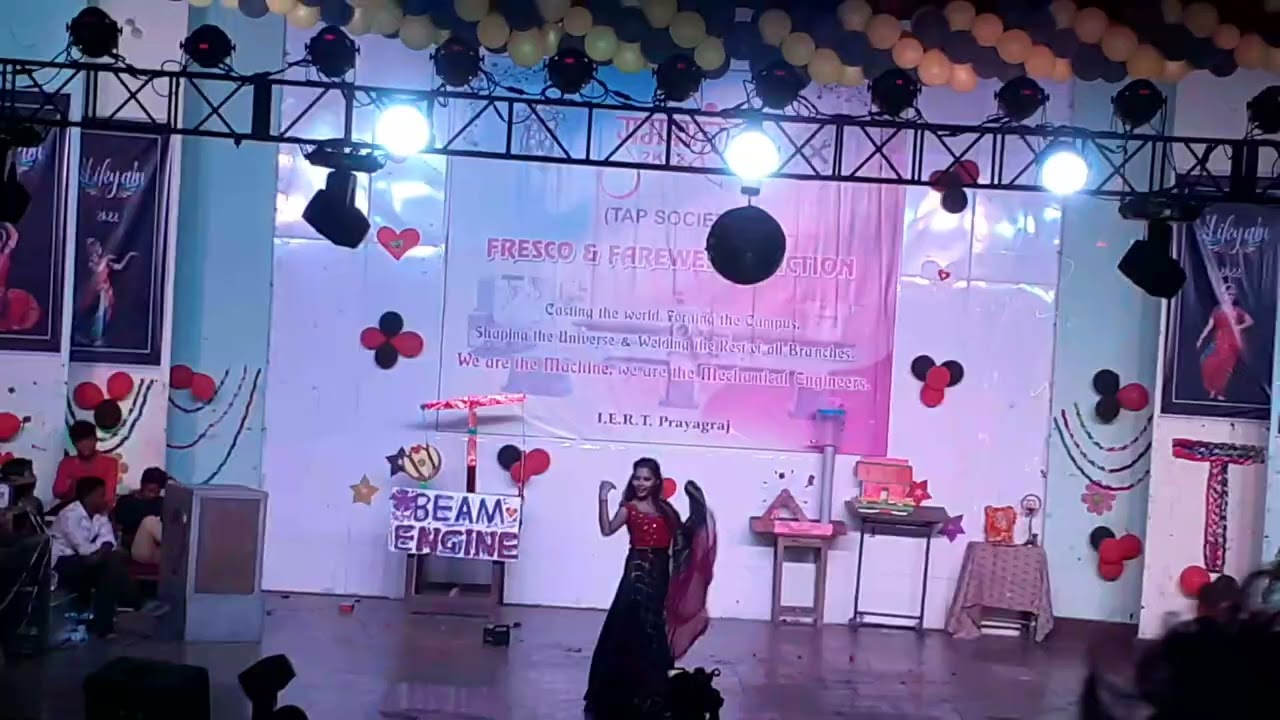 fresher and farewell party video in iert collage #enjoy family