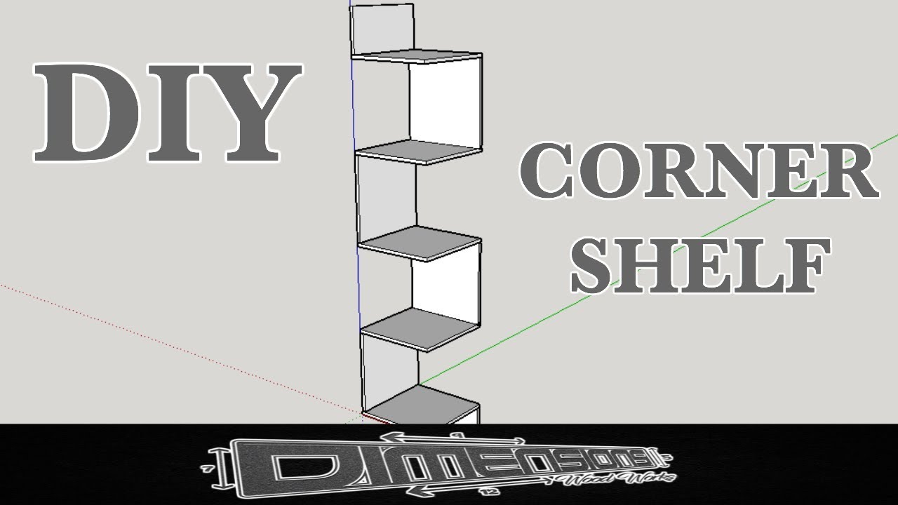 DIY Corner Shelf