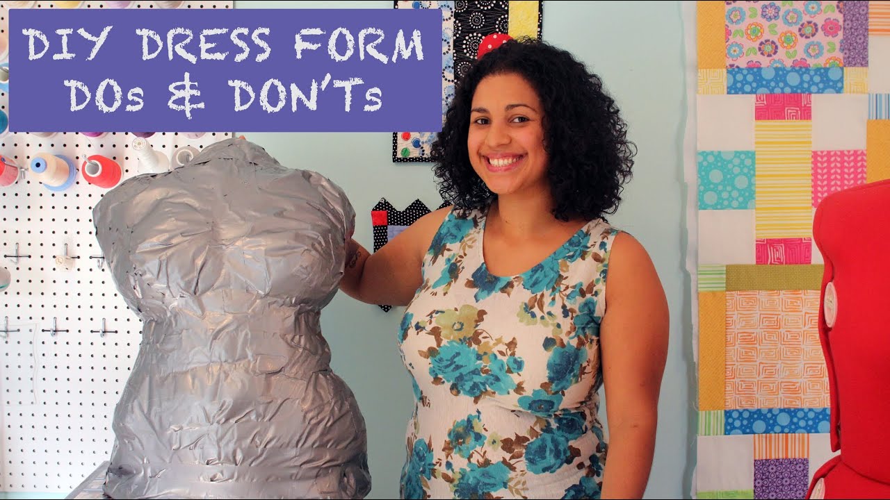 DIY Duct Tape Dress Form DOs & DON'Ts & GIVEAWAY!