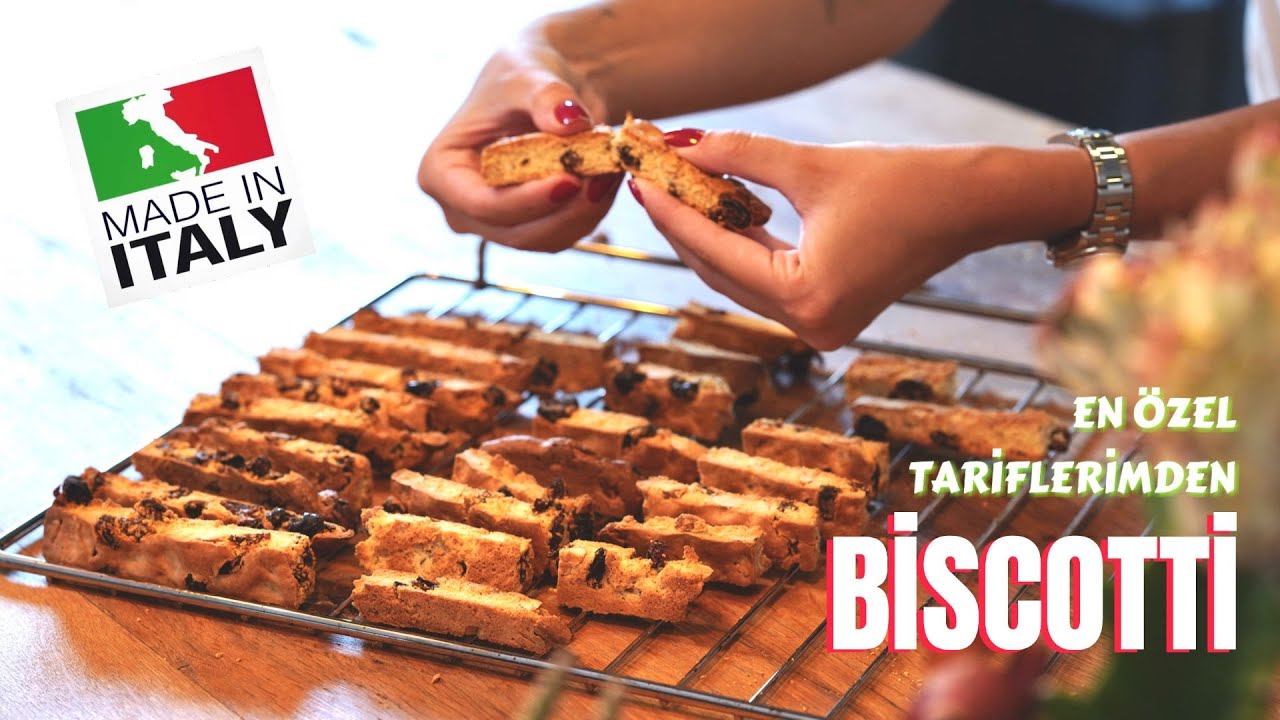 En Özel Tariflerimden Biscotti | Mutfakta Romano