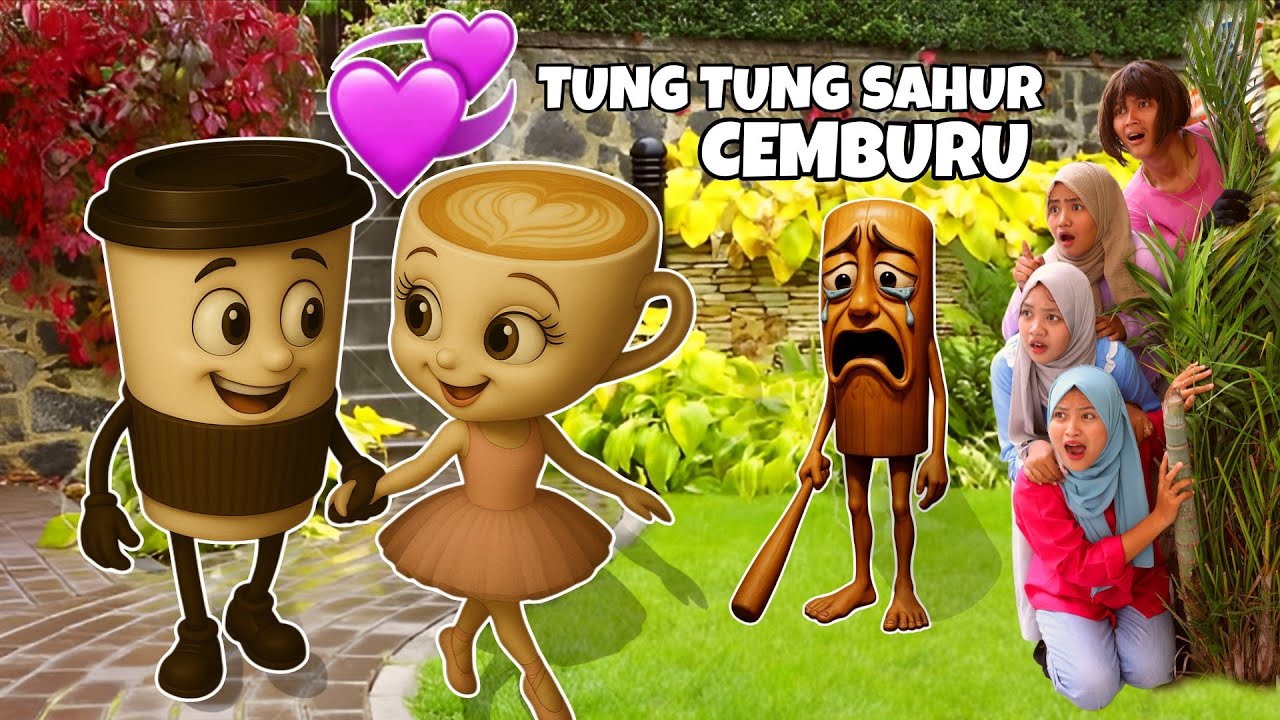 NGINTIPIN BALLERINA CAPPUCINA PACARAN SAMA CAPPUCINO ASSASINO, TUNG TUNG SAHUR CEMBURU