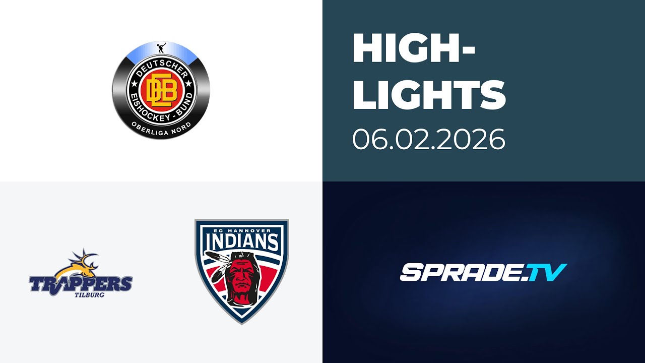 06.02.2026 - Highlights - Tilburg Trappers vs. Hannover Indians