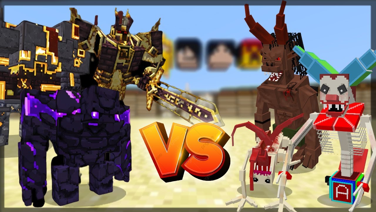 Minecraft: CATACLYSM VS MONSTROS DO HALLOWEEN - BATALHA DE MOBS