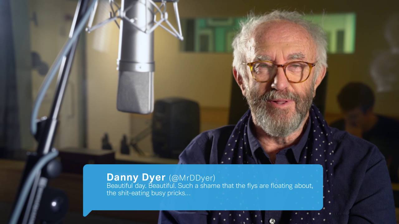 Jonathan Pryce performs 'Tweets That Sound Better Out Loud' (Explicit Version)