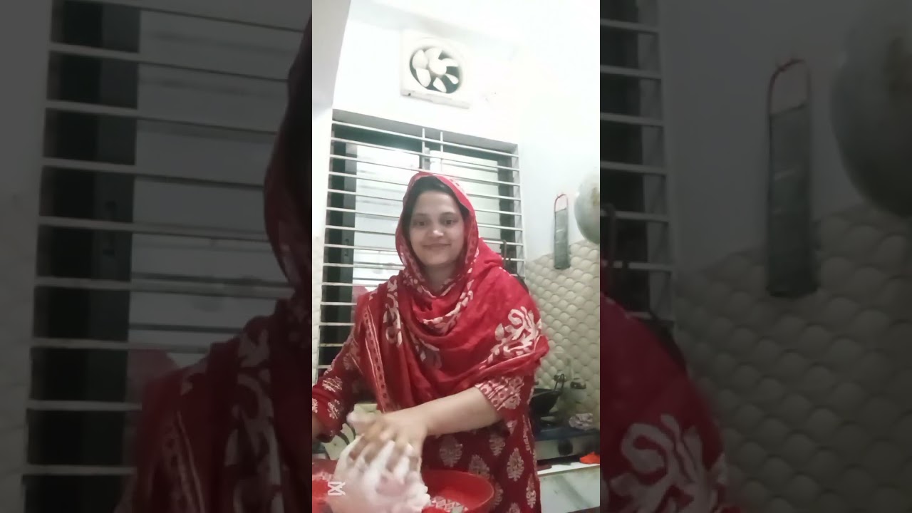 রুটি আর গরুর মাংস রান্না করলাম