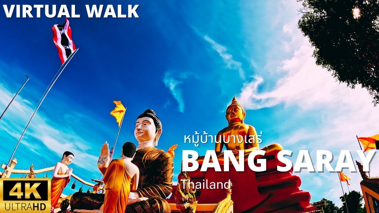Virtual Walk | Bang Saray Fishing Village 4K UHD - Thailand