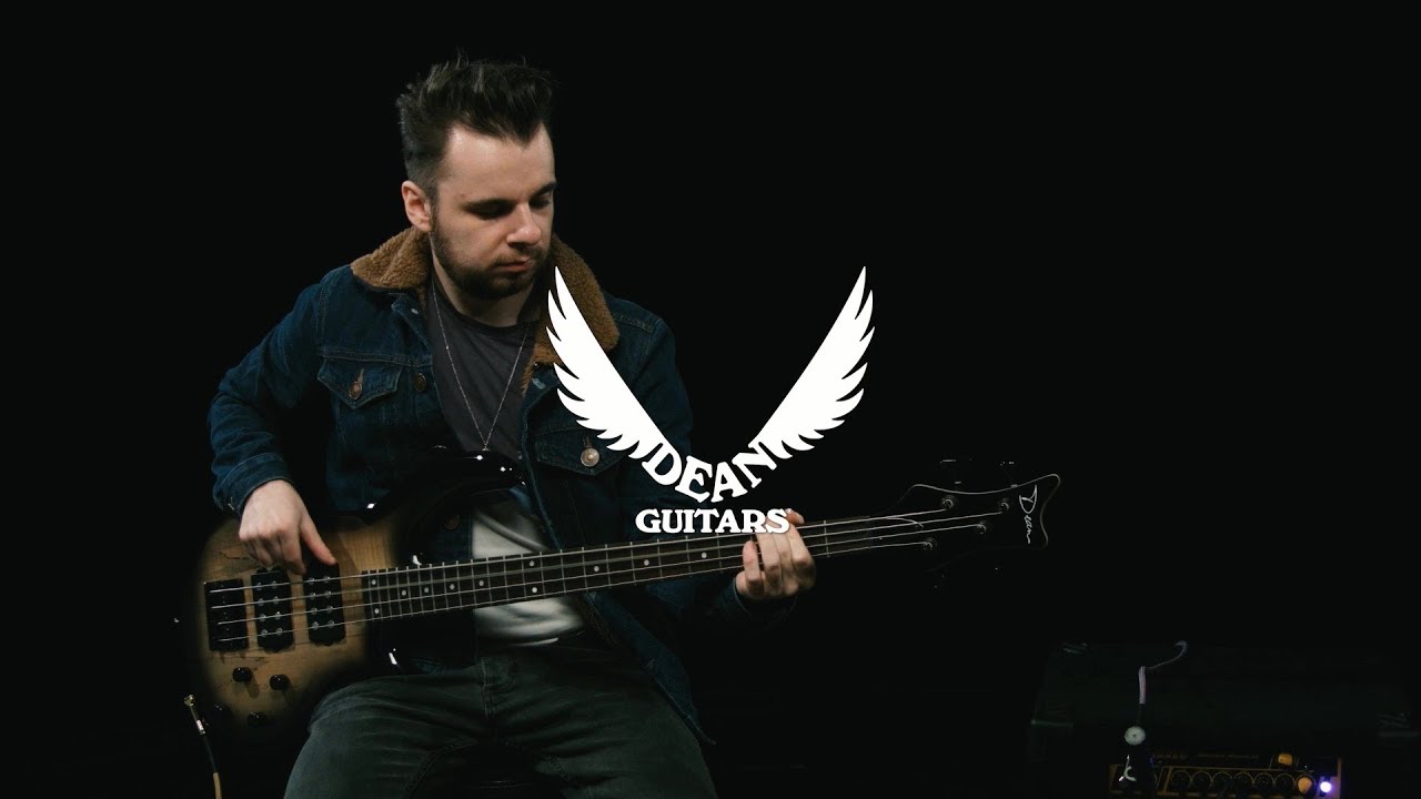 Dean Edge 2 Spalt Maple Bass Guitar, Charcoal Burst | Gear4music demo
