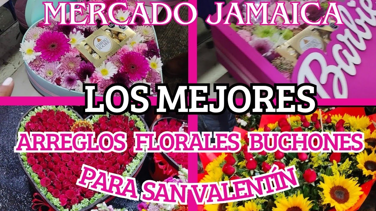 𝟕𝟐🌹❤️ Arreglos florales BUCHONES🌹peluches globos para San Valentín/mercado JAMAICA
