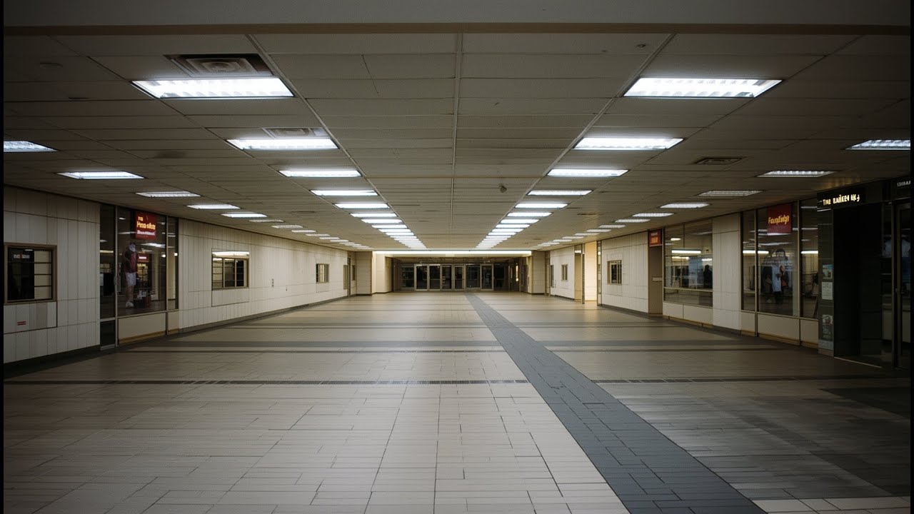 the mall was already closing