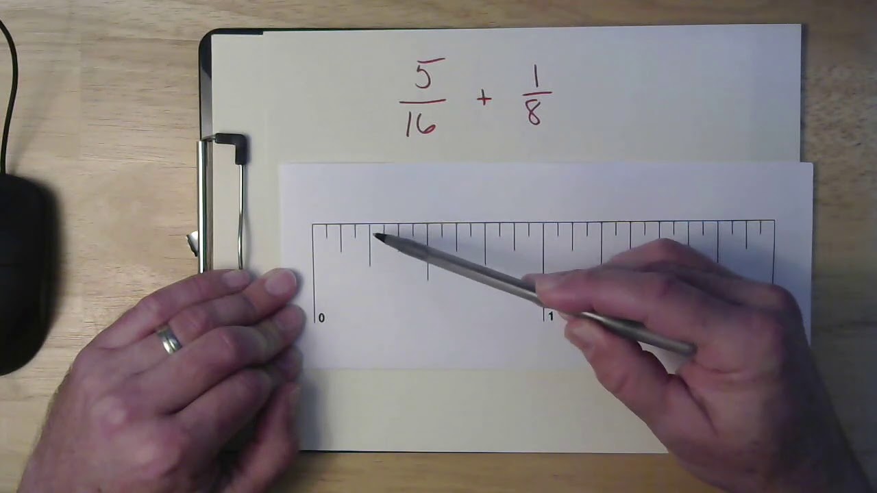 Using your tape measure as a fraction calculator