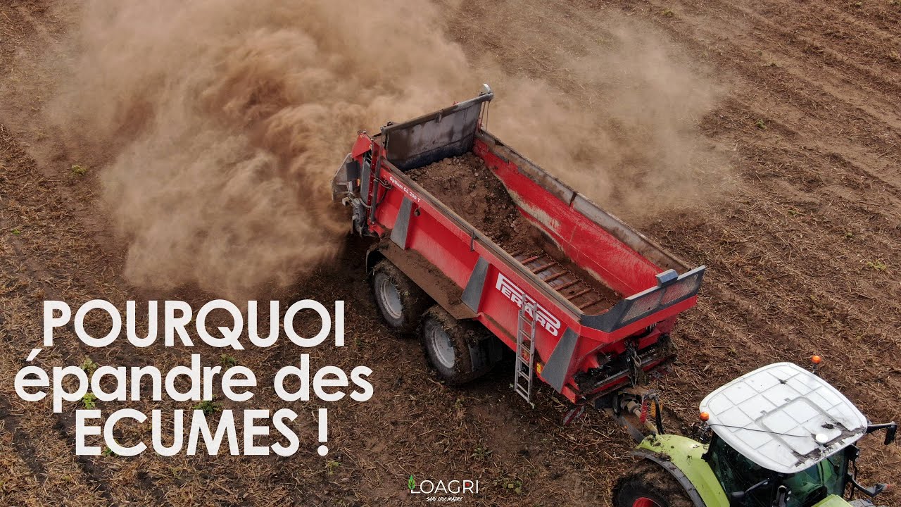 🎬 EPANDAGE d'ECUMES : POURQUOI ? CLAAS 840 & PERARD !