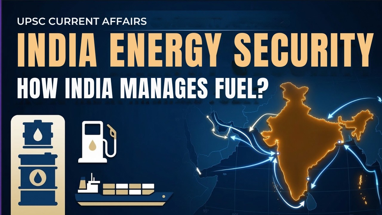India&rsquo;s Energy Security Explained | UPSC Current Affairs