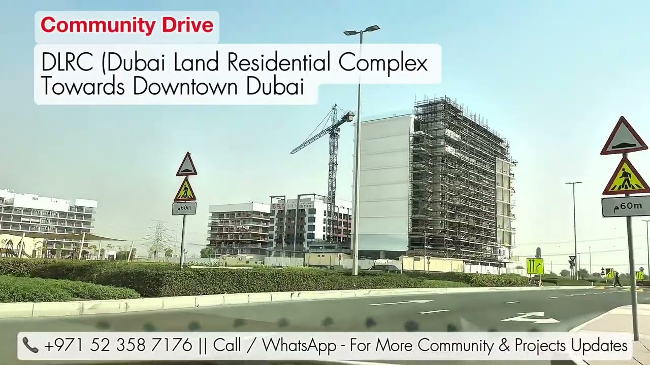 From DLRC Towards Downtown Dubai | Community Drive | Community & Project Updates