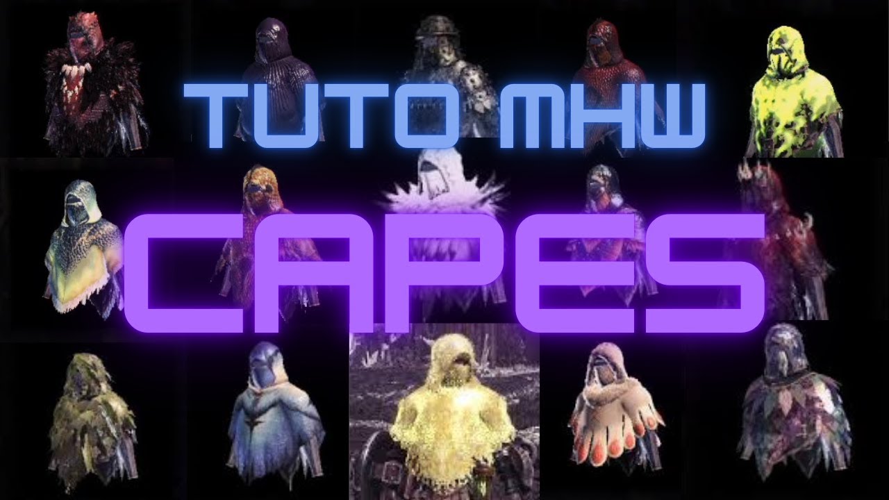 TUTO COMPLET CAPES MONSTER HUNTER WORLD ICEBORNE 2024 🔥 #monsterhunterworld #mhworld #MonsterHunter
