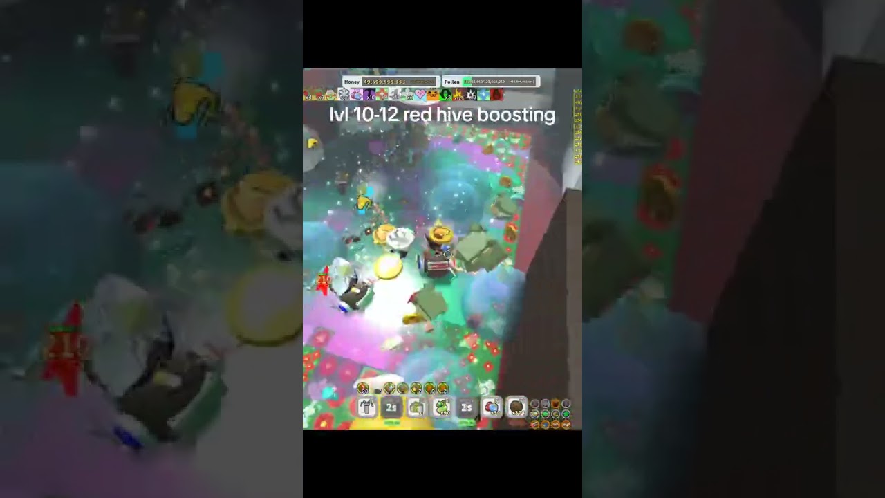 bee swarm red hive boosting #phonk #beeswarmsimulator #boosting #edit #fyp