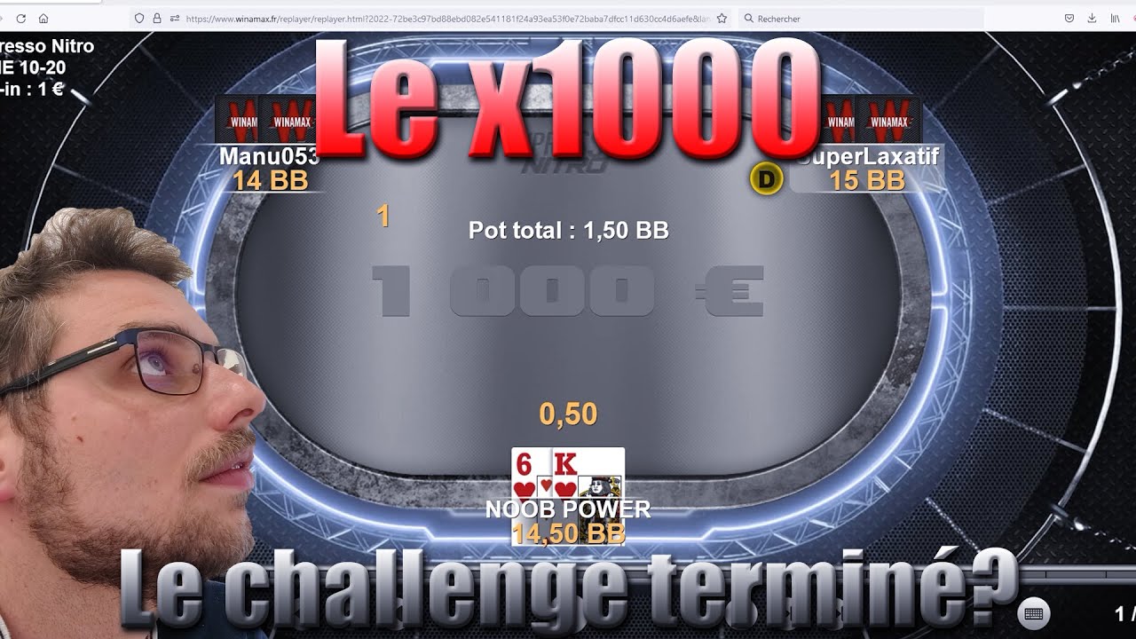 Jackpot x1000 sur Winamax!