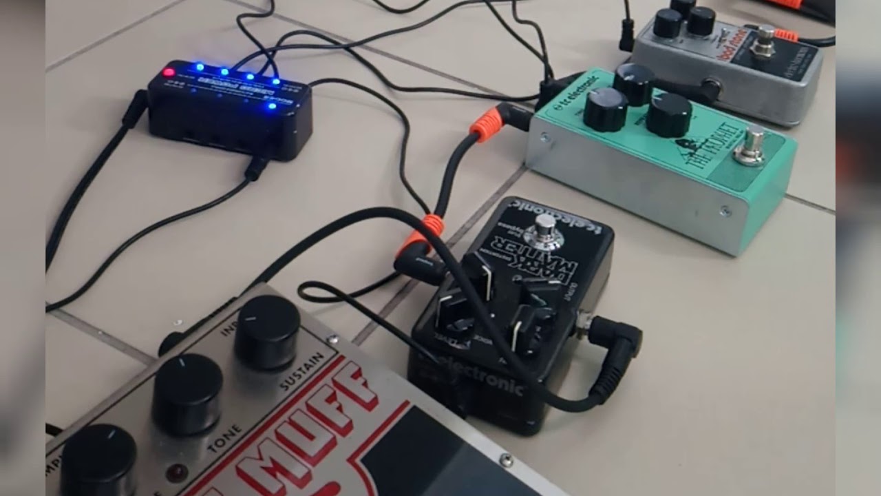 My shoegaze/ Psychedelic rock guitar pedalboard
