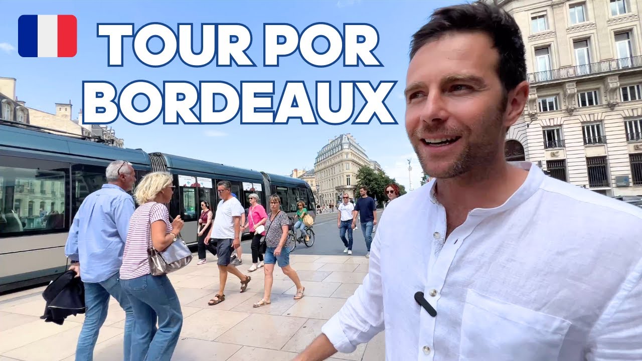 BORDEAUX - Tour de mí ciudad en francés! 🇫🇷 - Francés con Olivier