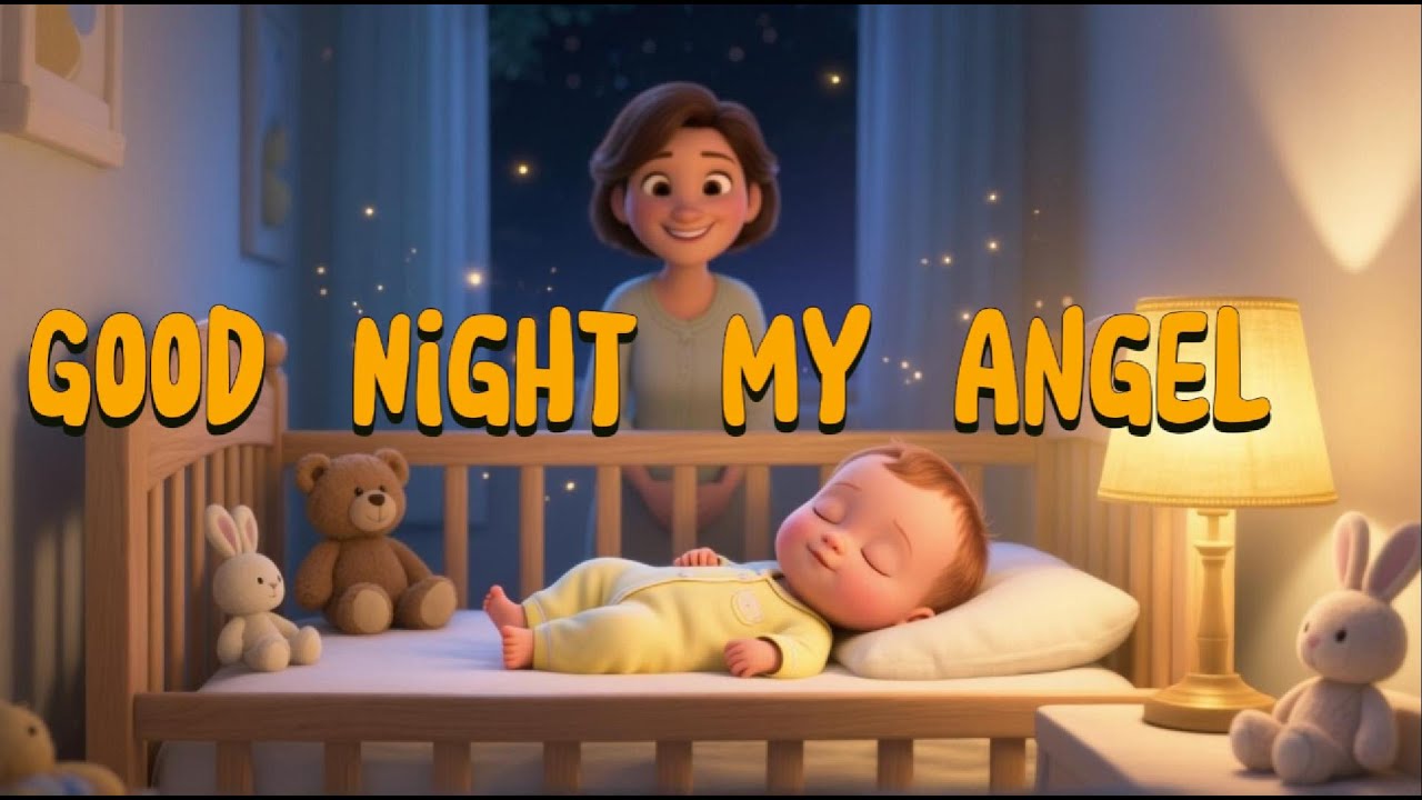 Good Night My Angel 🌙 Baby Sleep Sounds | Soft & Loving Bedtime – BibiKids