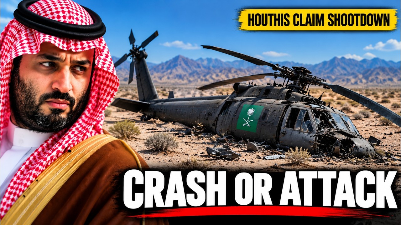 Saudi Military Helicopter Crashes | Houthis Claim Shootdown