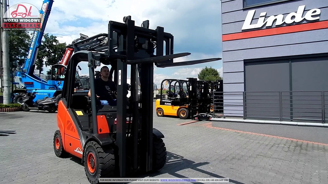 W&oacute;zek widłowy Linde H30D 2011 BD 4581D