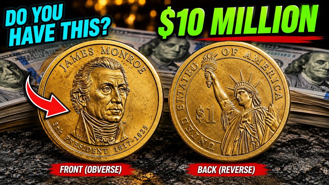 2008 James Monroe Presidential Dollar Coin Worth BIG Money? 💰Rare Errors &Valuable Coins to Look For