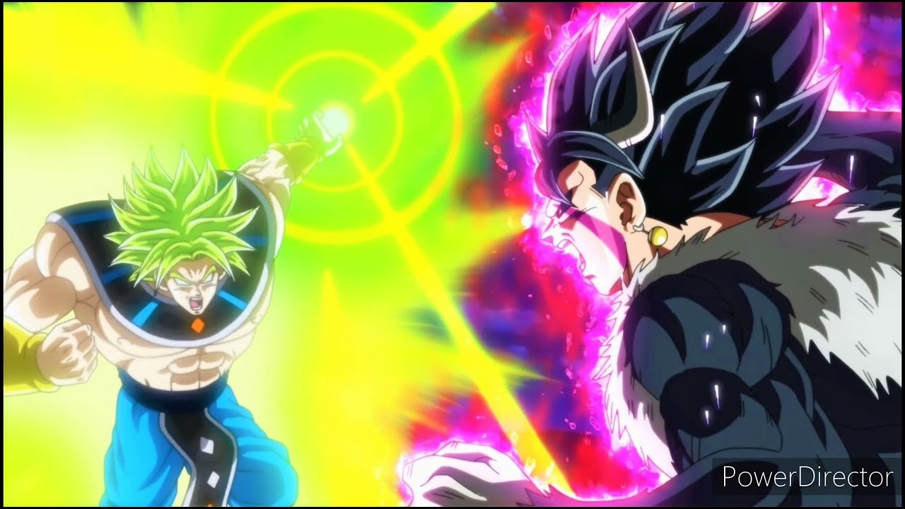 ultra Vegito vs broly and meerus fusion theme