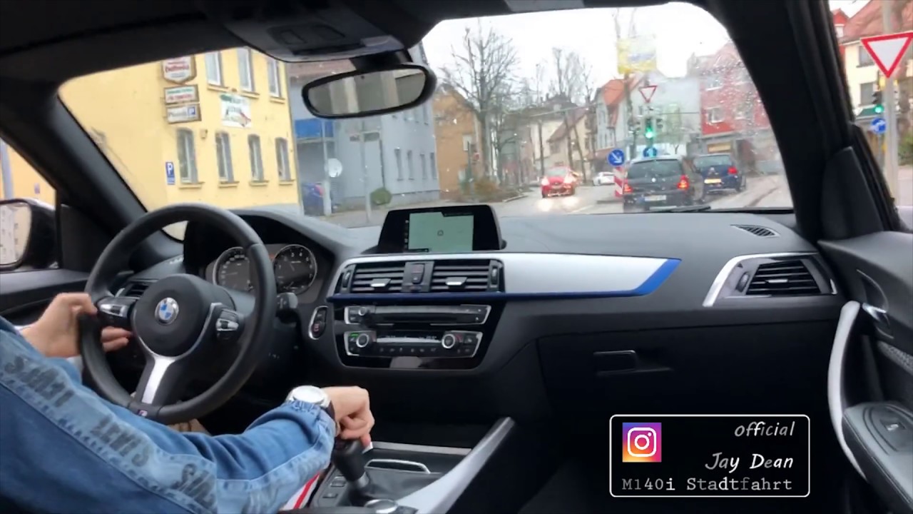 Stadtfahrt mit meinem BMW M140i F20 | 6-Gang Schaltgetriebe Manual - 4K -