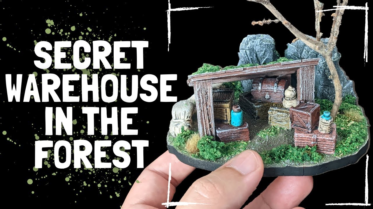 ALMACÉN escondido en el BOSQUE - Escenografía Rol y Wargames