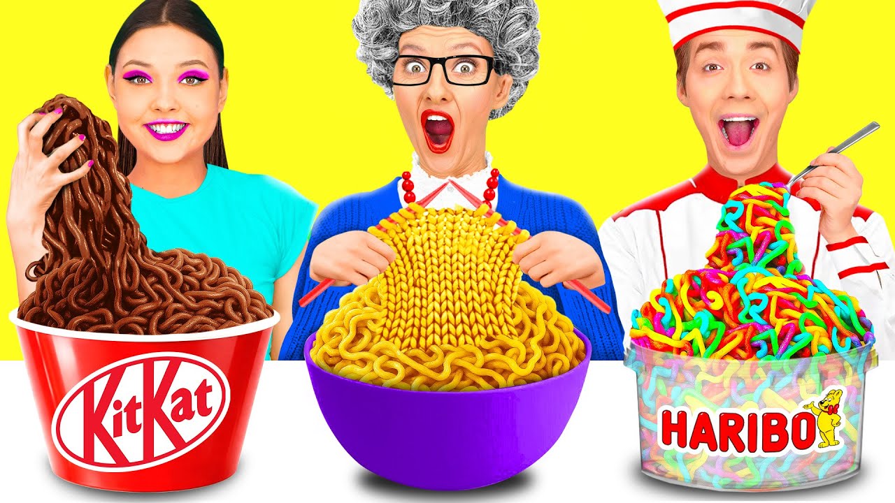 Reto De Cocina Yo vs Abuela | Trucos Divertidos De Cocina de DaGaDa Challenge