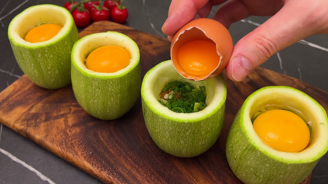 Zucchini mit Eiern schmeckt besser als Fleisch! Es ist so einfach, dass ich es jeden Tag mache!