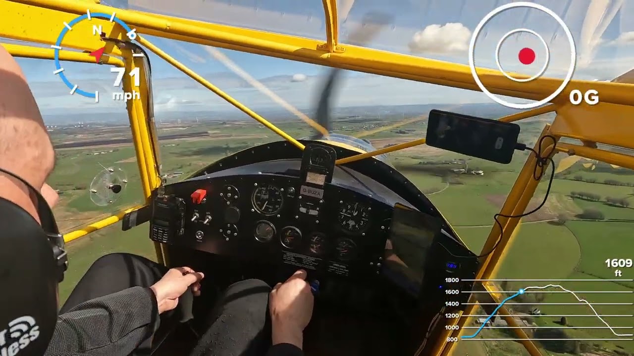 First flight In my new KitFox 3 912.