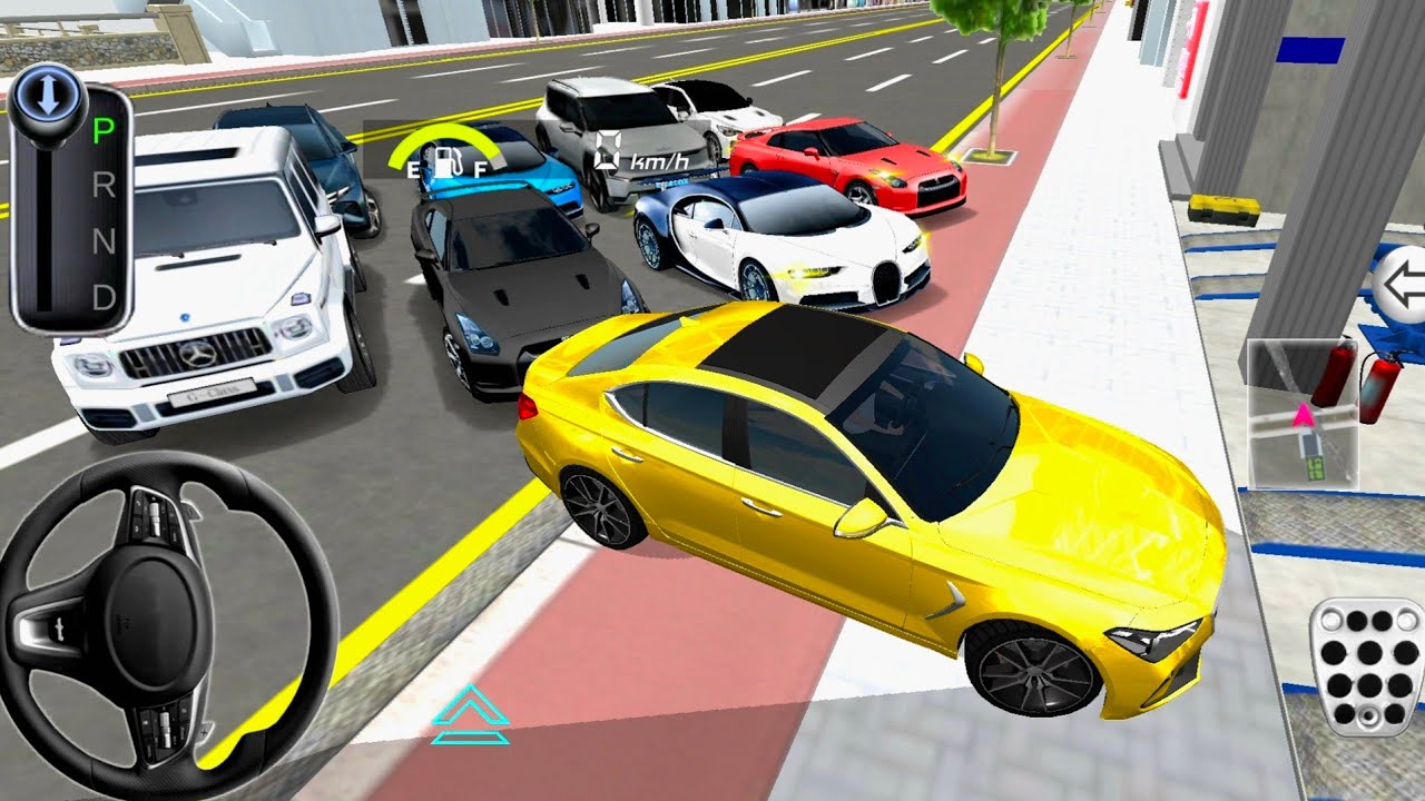 New White Mercedes G63 & Sportcar & EV For Parking - 3D Driving Class 2026
