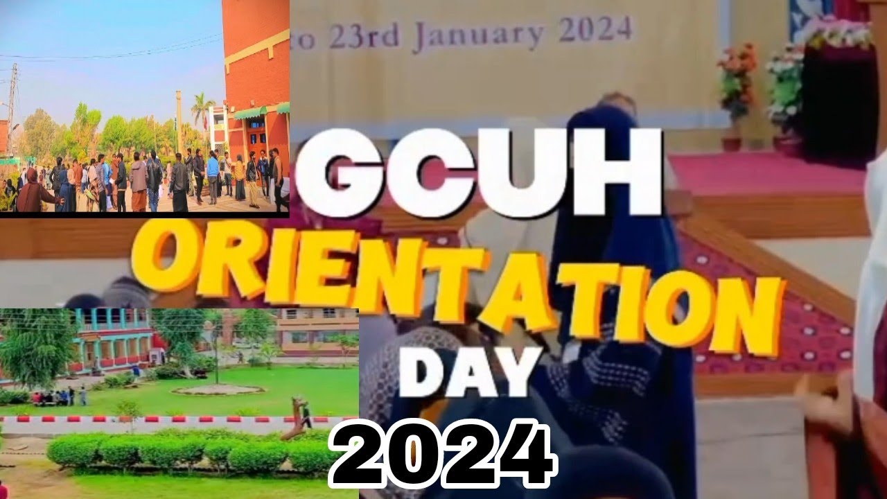 Orietation Day In GC University Hyderabad (Gc_Uni❤✨🤓👍🏻📖)Enjoyment_With_Friend🤓