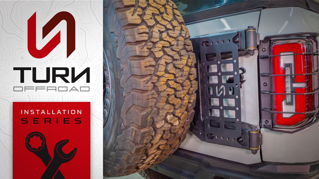 Руководство по установке аксессуаров для задней двери Turn Offroad Ford Bronco 2021+