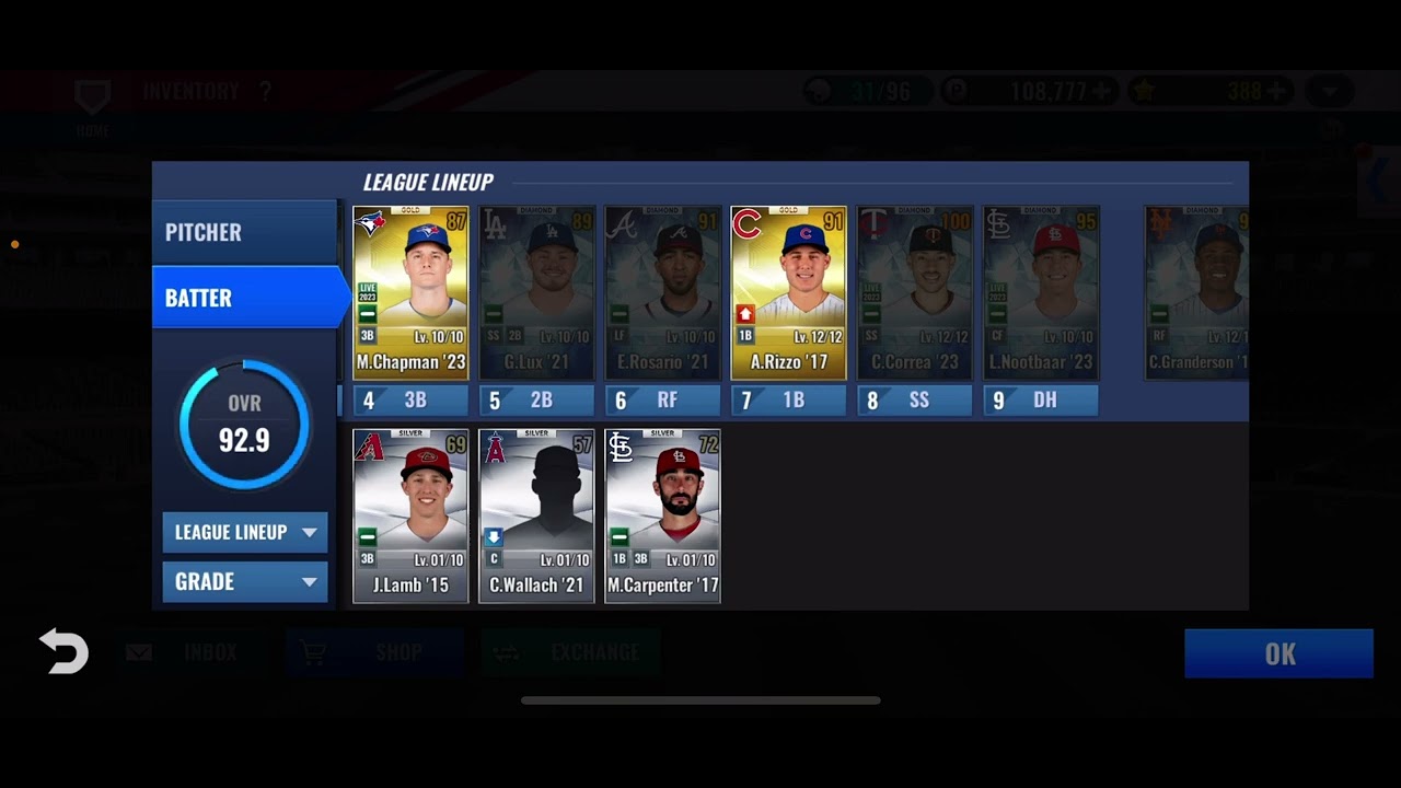 MLB 9 Innings 22: Explaining Diamond Grade Increase Ticket ( Important for New Players)