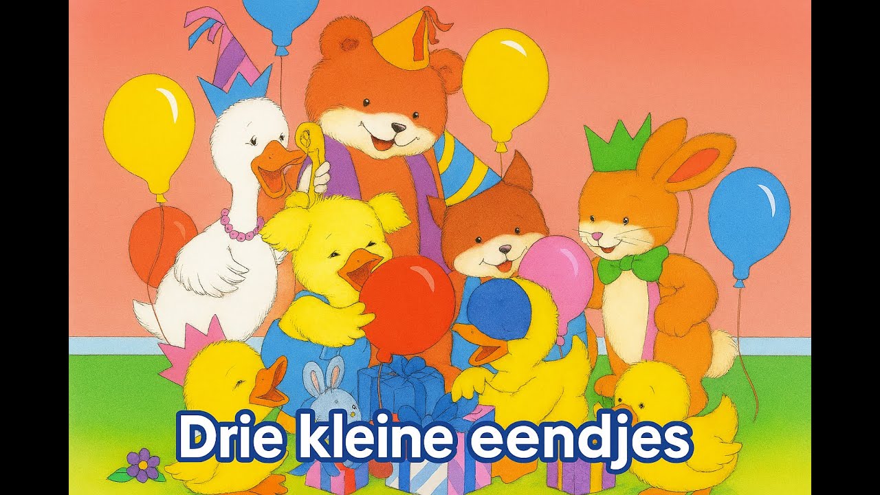3 Kleine Eendjes - verrassingsfeestje - Bedtijdverhaal - Voorlezen