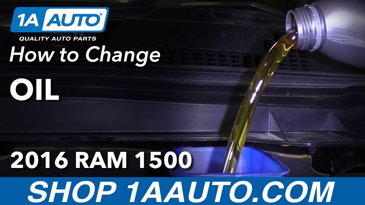 Как заменить масло 09-18 Ram 1500