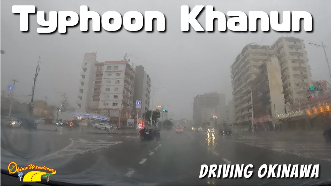 Driving Okinawa under the Typhoon Khanun