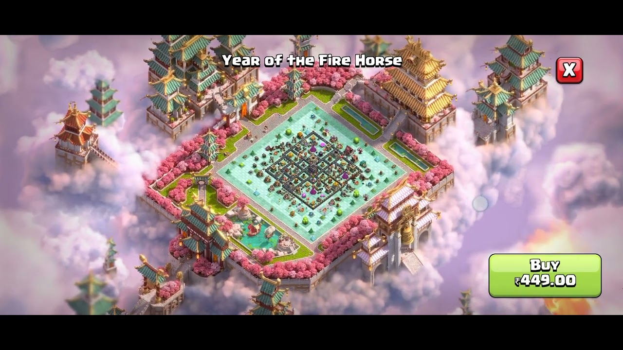 I am playing clash of clans townhall 9 gameplay 