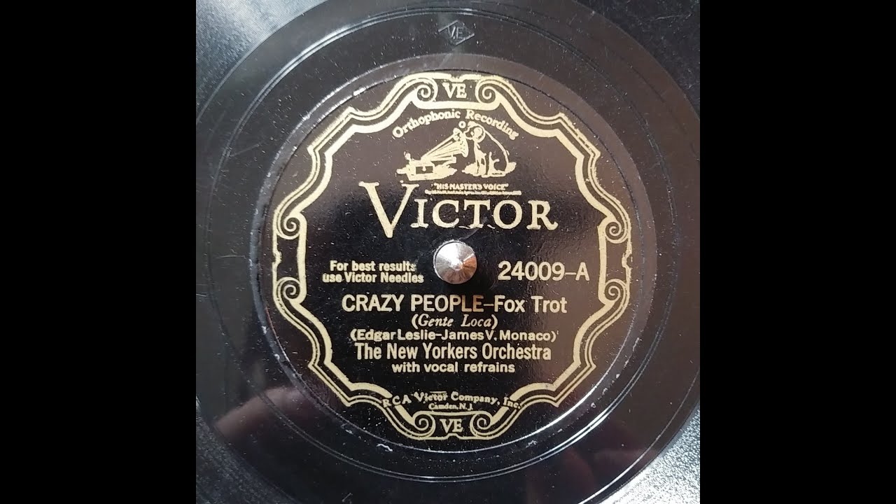GENE KARDOS And His Orchestra &ndash; CRAZY PEOPLE &ndash; Victor 24009