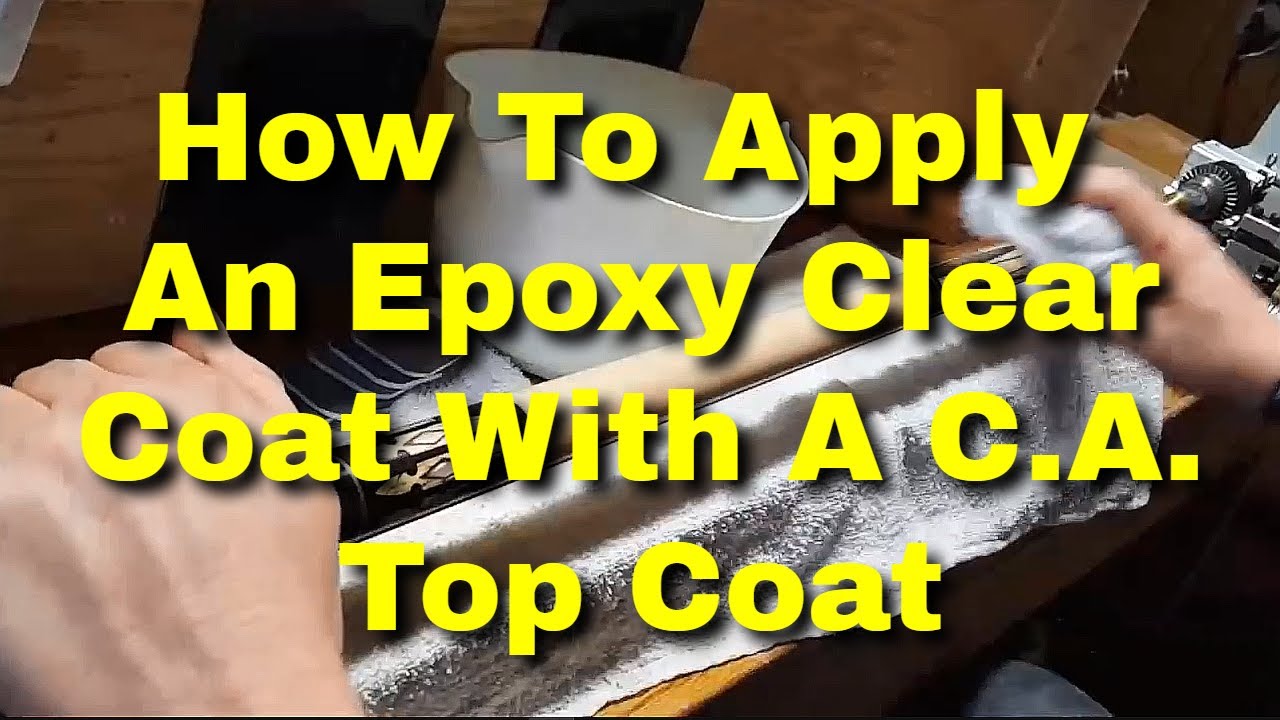 Proper Cue Clear Coat Application Using Epoxy and CA Glue Top Coat
