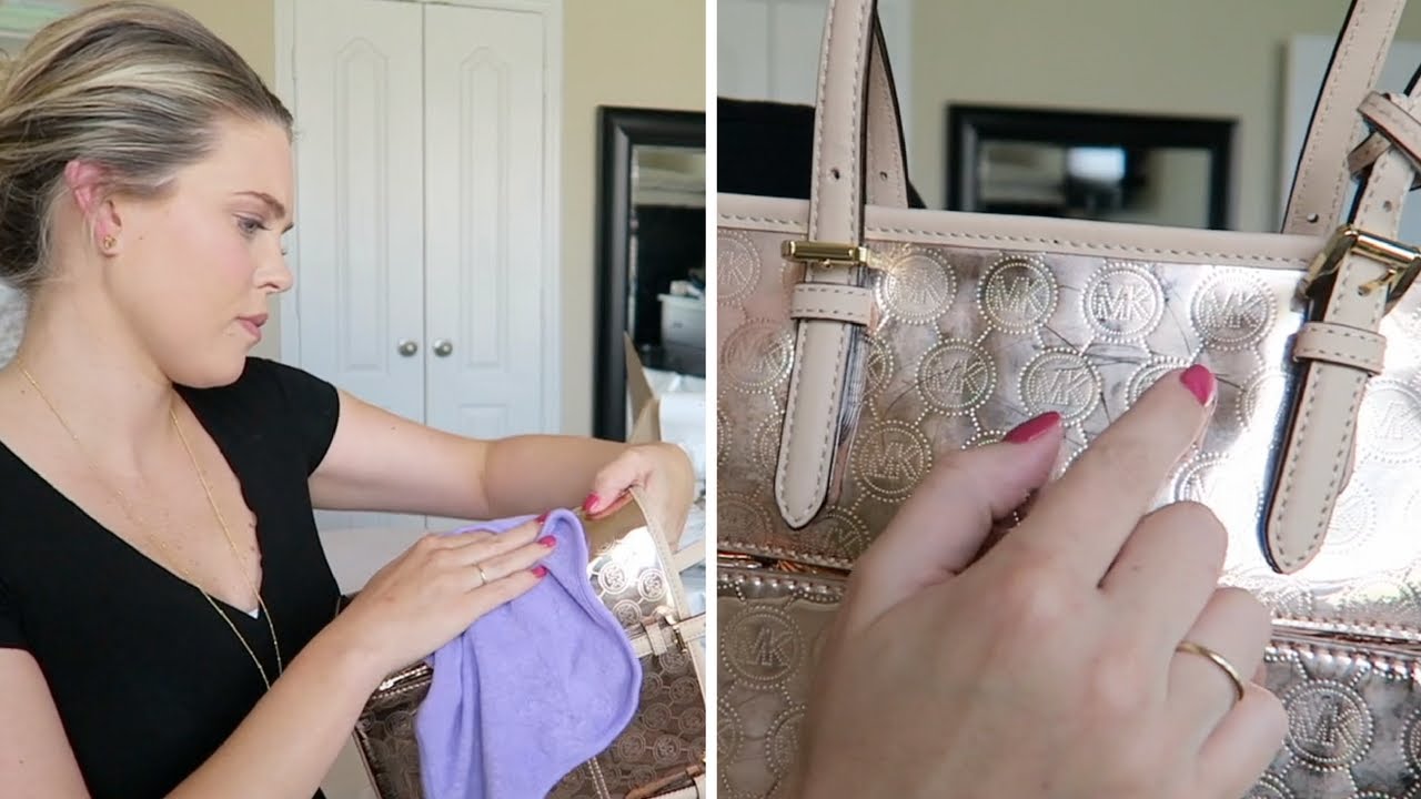 Кошмарная распаковка MICHAEL KORS! Что за фигня?! Сумка Jet Set Travel Medium из металлизированно...