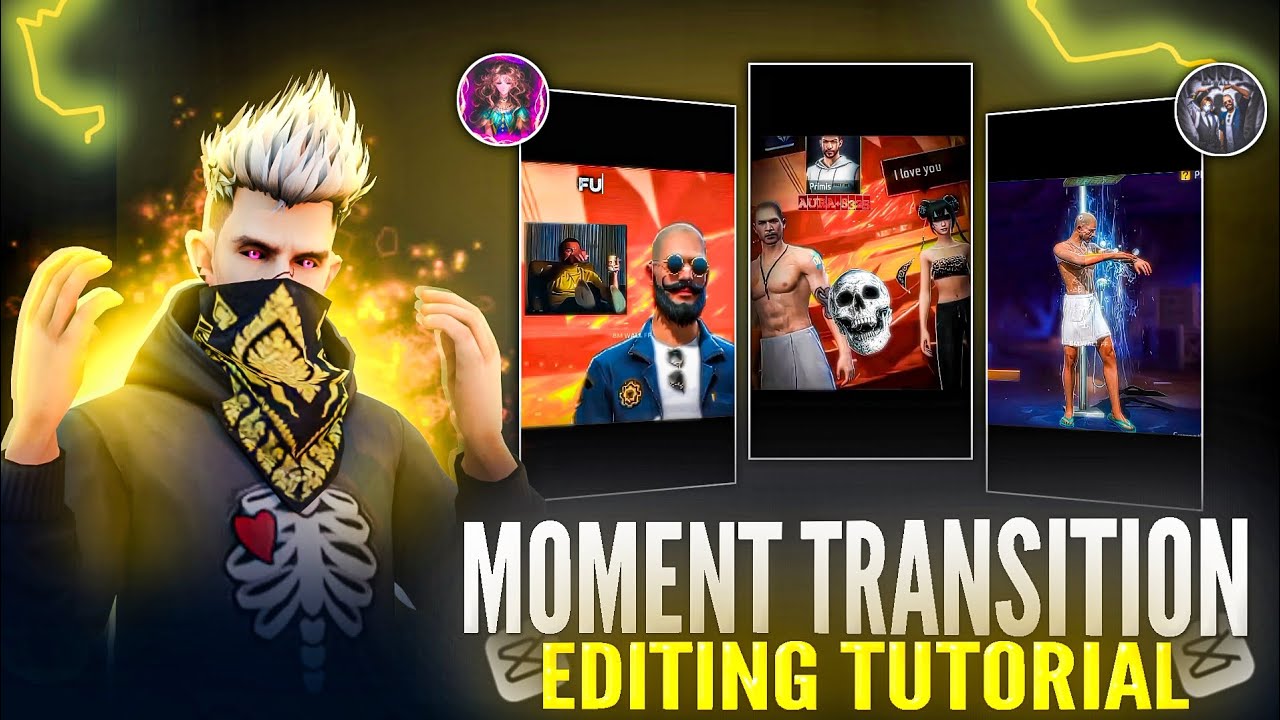 Moment Transition Editing Tutorial 🔥 | How To BM Wall FF Edit | CapCut Free Fire Edit 
