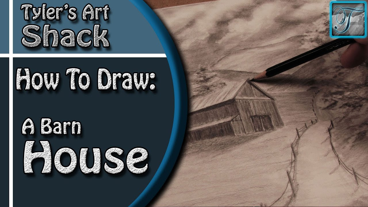 How to Draw a Barn House