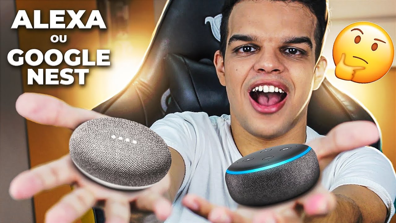 Alexa ou Google Nest Mini? Qual &eacute; a MELHOR OP&Ccedil;&Atilde;O? Comparativo | Papo Tech