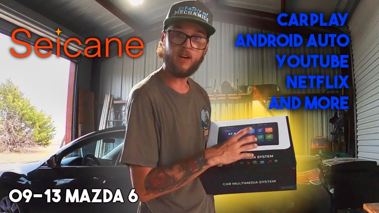 Автомагнитола Double DIN Carplay для Mazda 6 2012 года от Seicane.